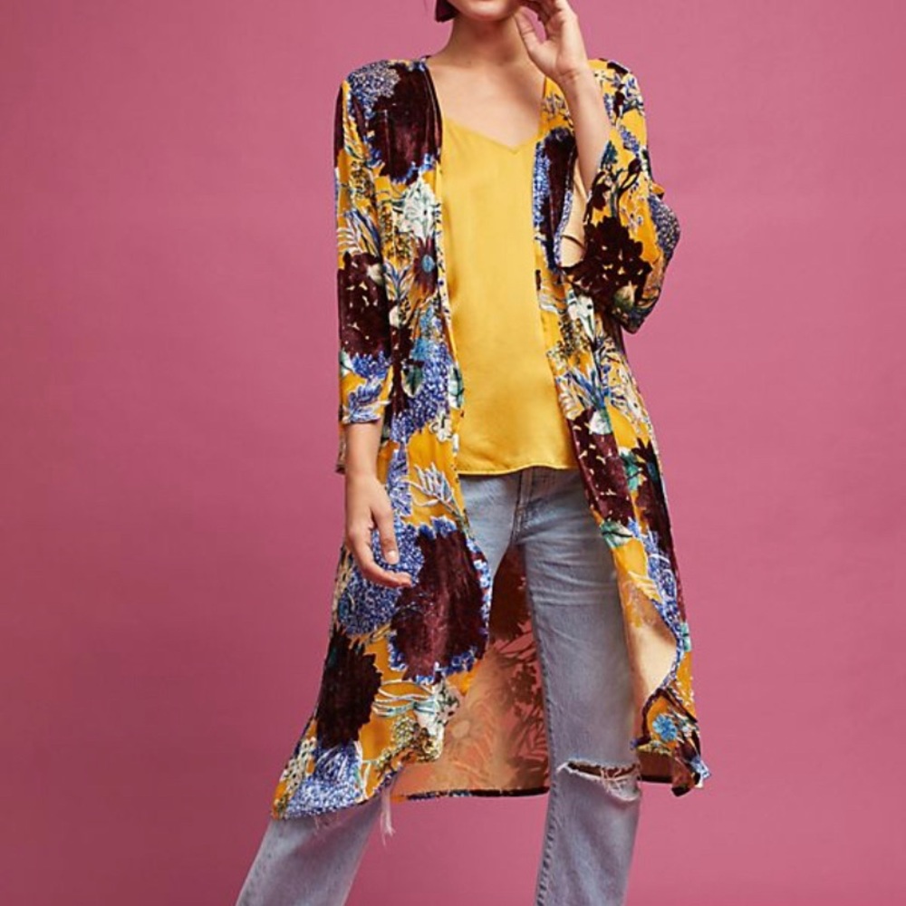 Anthropologie ‘Floreat’ Kimono Cardigan